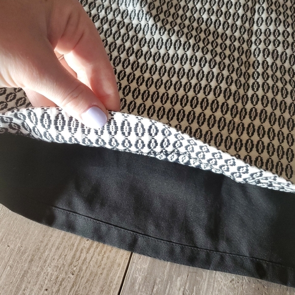 Ann Taylor Tapestry Lined Side Zip Pencil Skirt Women's Size 4 NWOT Black White - Picture 8 of 14